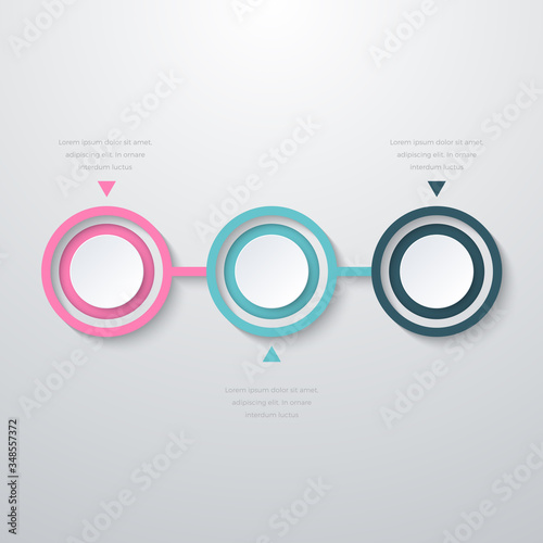 Information data design. Business Infographic elements. diagram with steps, parts or processes. Vector business template for presentation.