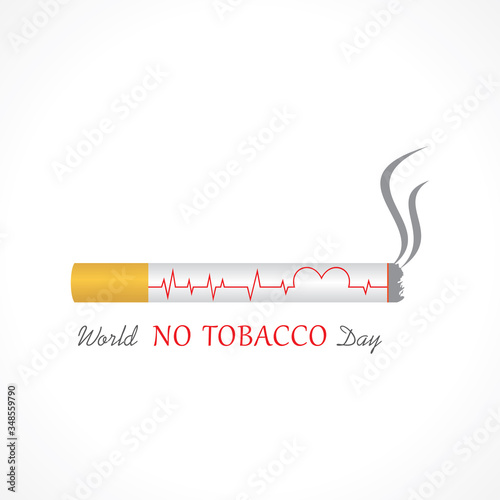 Illustration Of World No Tobacco Day - 31 may