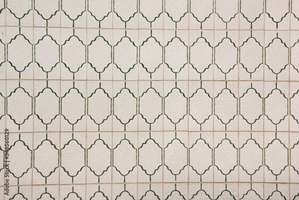 Fototapeta premium Traditional vintage portuguese and spanish tile Azulejo.