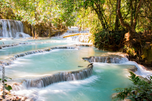 Kuang Si Waterfalls  Luang Phrabang  Lao