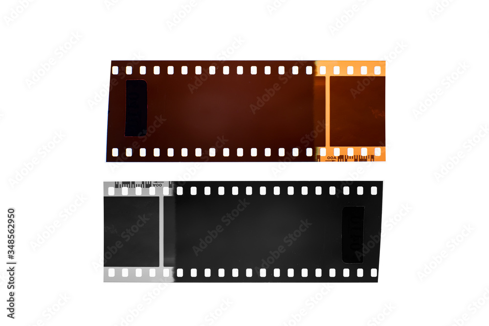  (35 mm.) film collections frame.With white space.film camera.