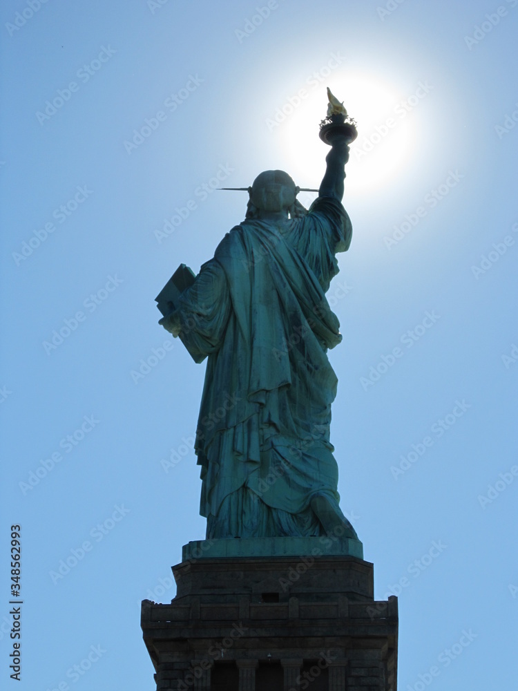Obraz premium Płomień wolności - Nowy Jork