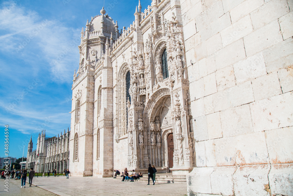 Jerónimos Monastery, Padrão dos Descobrimentos and Tower of belem are three of the main monuments in Lisboa, Portugal. They are in UNESCO heritage