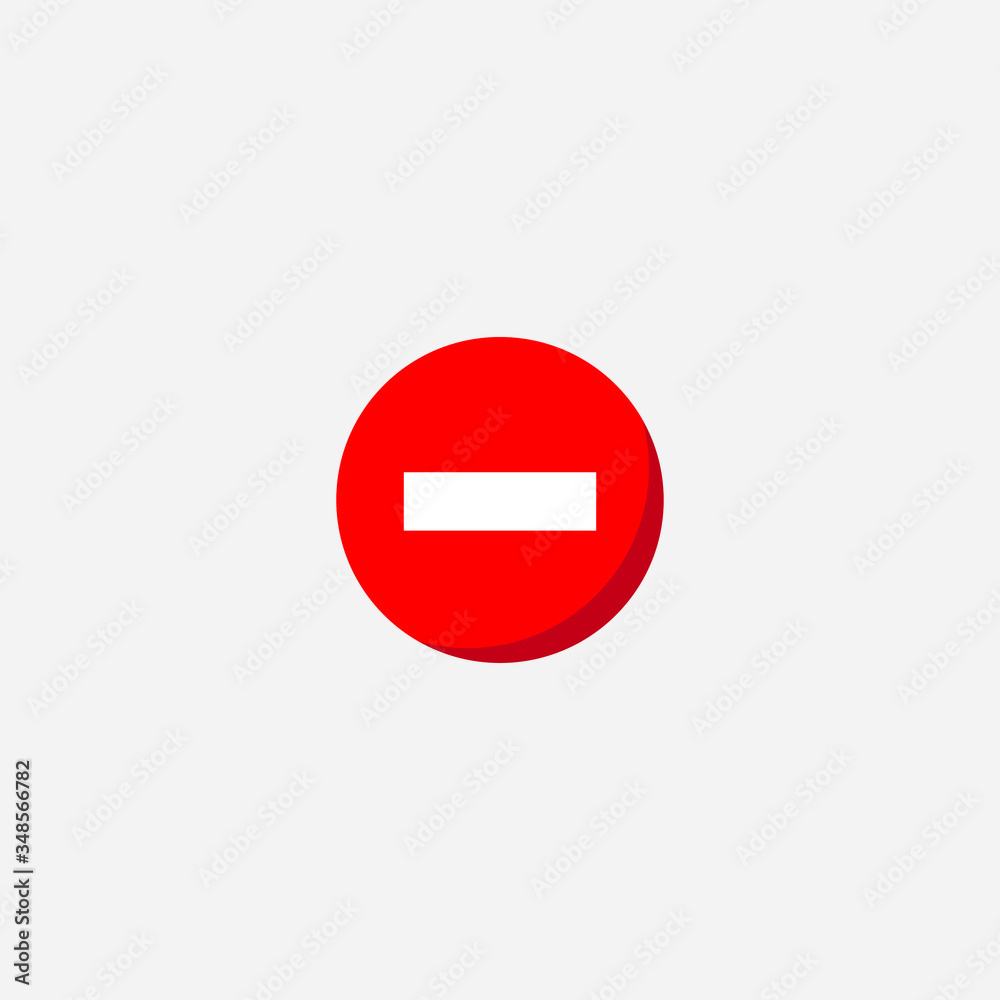 no sign stop graphic element Illustration template design no sign stop graphic element Illustration template design