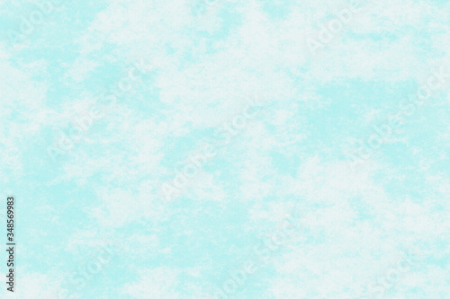 watercolor blue sky clouds abstract texture background. art painting smooth blue colors wet effect drawn canvas.