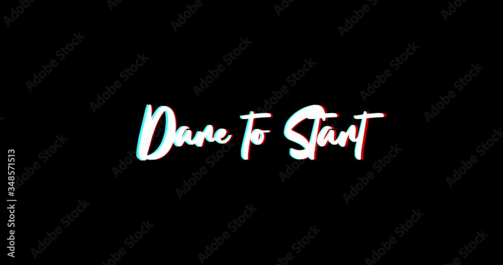 Dare to Start Text Glitch Effect Animation on Black Background
-4K Resolution Dare to Start Text Glitch Effect Animation on Black Background
-4K Resolution