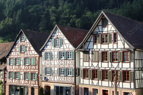 Estilo de casa de entramado en la Selva Negra - Alemania