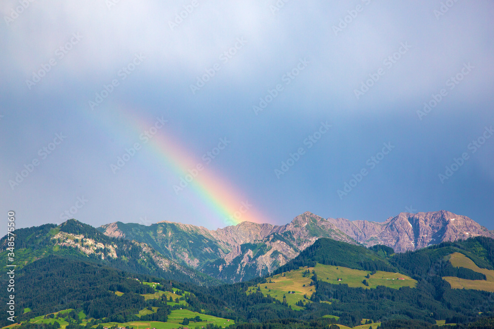 Regenbogen - Alpen - Allgäu - Berge