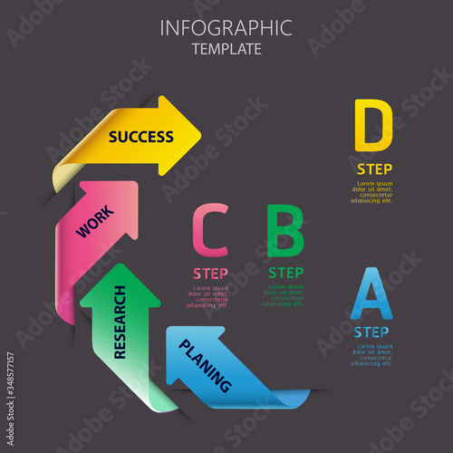 Creative infographics elements. EPS10.Business ideas.