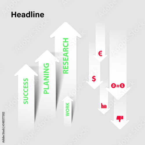 Creative infographics elements. EPS10.Business ideas.