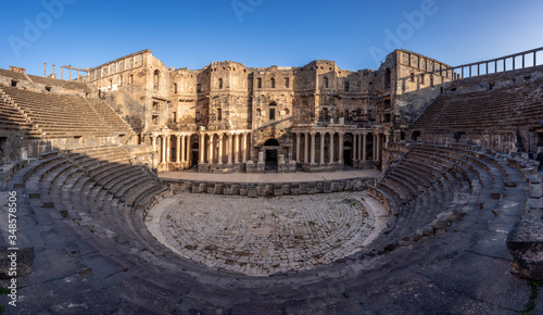 Roman Theatre in Bosra/ Syria during Civil War