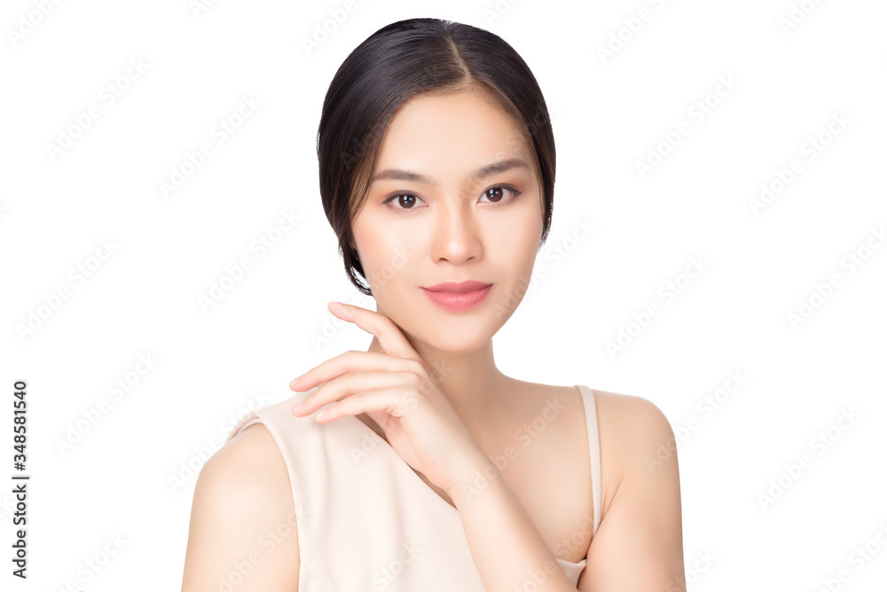 Portrait beautiful young asian woman clean fresh skin concept. Asian girl beauty face skin care and health wellness, Facial treatment, Perfect skin, Natural make up. Portrait beautiful young asian woman clean fresh skin concept. Asian girl beauty face skin care and health wellness, Facial treatment, Perfect skin, Natural make up.