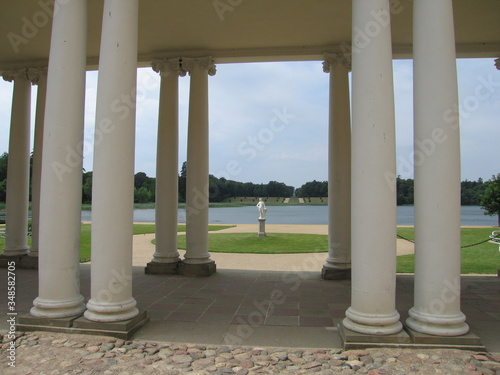 Säulen am Schloss und Schlosspark Rheinsberg
