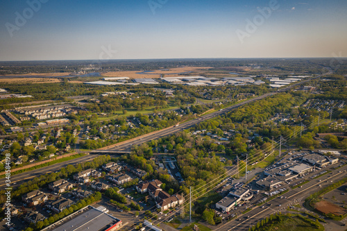 Aerial of Edison New Jersey