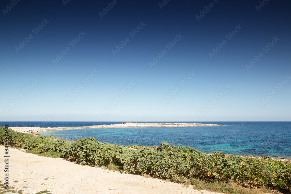 Qawra Point Beach in malta