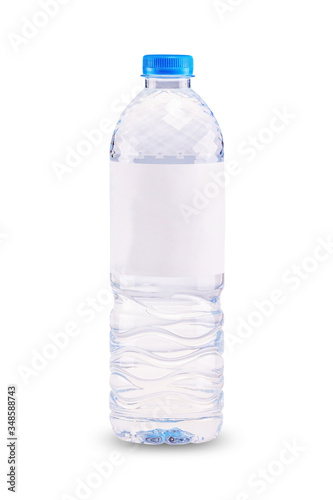 Drinking water bottle isolated