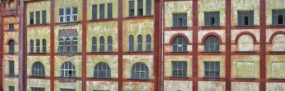 Fototapeta premium old industrial building in decay