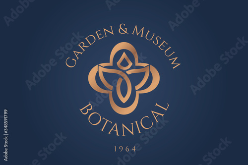 stylized bird logo inserted inside a round cross. holy logotype with flying doves. Symbol for veterinarian and pet shop