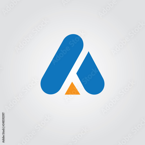 Free Download A Letter Icon Vector Logo Template Illustration Design. - GFXLoad