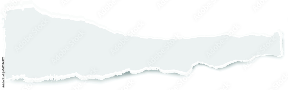 Vector torn paper on white background. Vector illustration. Vector torn paper on white background. Vector illustration.