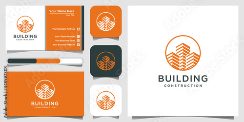building construction logo design Inspiration.