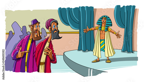Joseph reveals himself to his brothers in Egypt photo