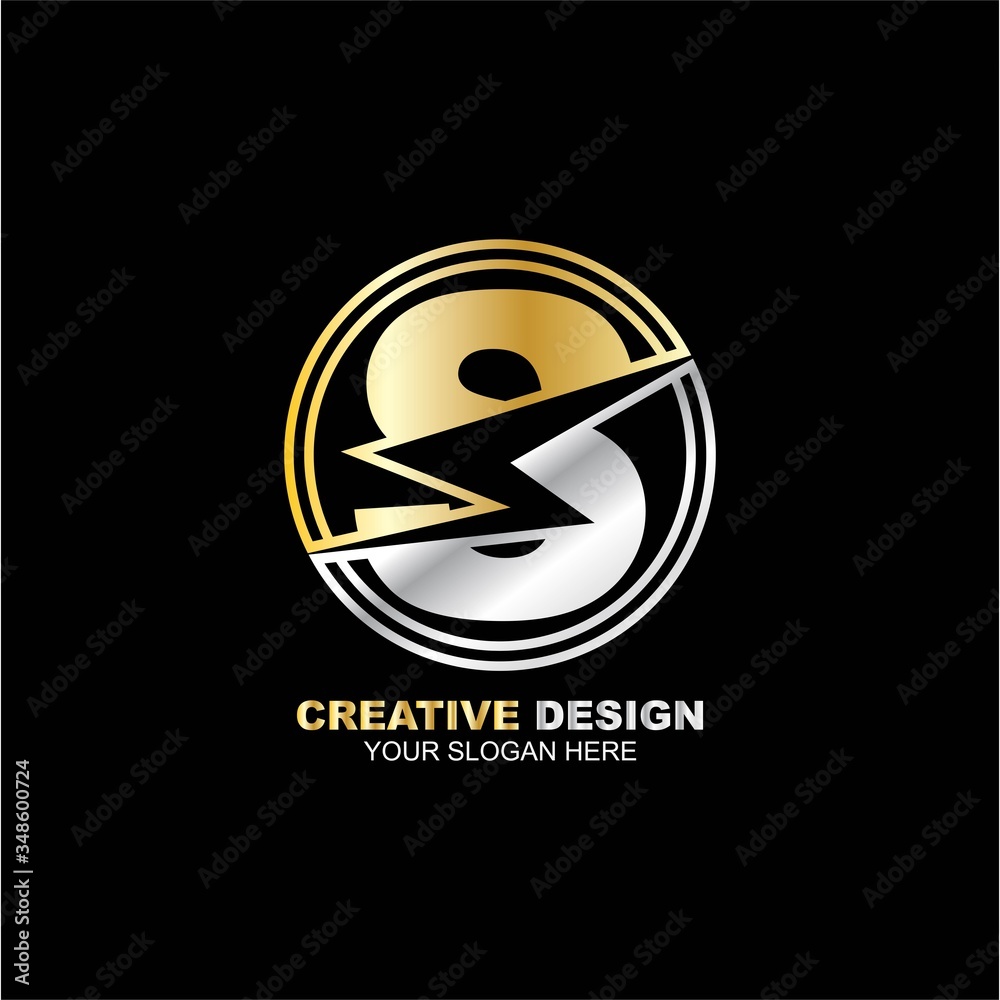 letter s with flash logo design template
letter s with flash logo design template