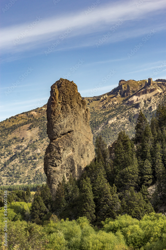 Naklejka premium mountain landscape in the patagonia