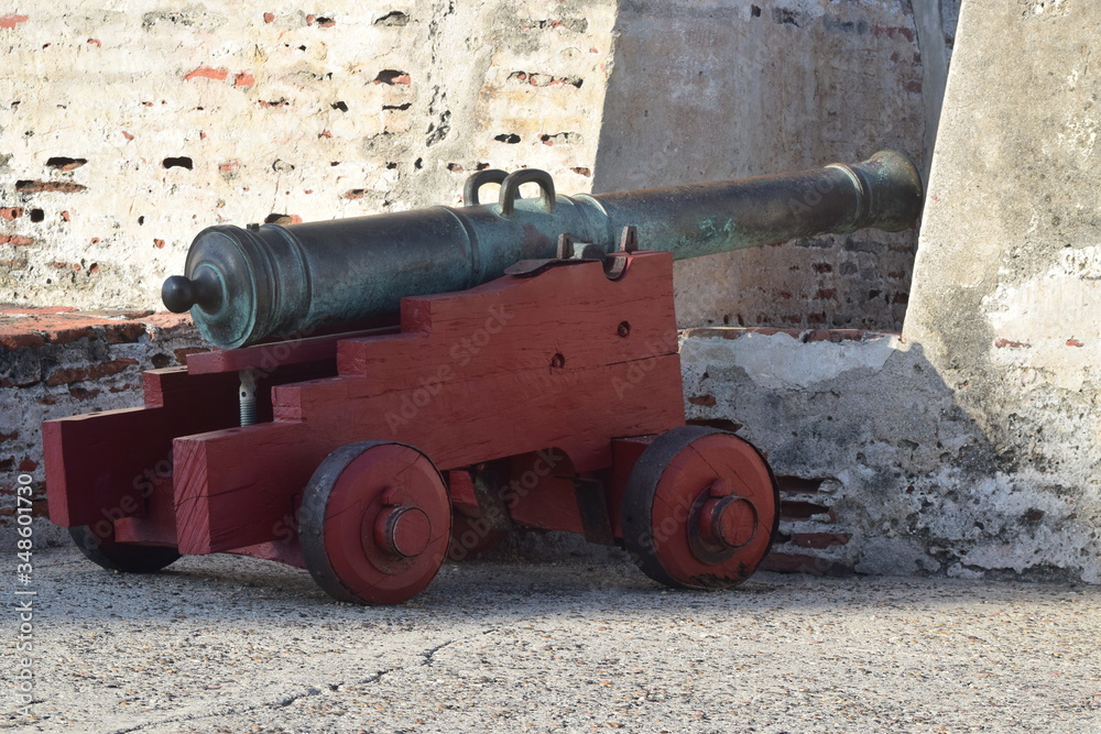 cannon in the fortress