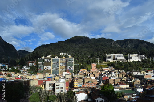 view of the city of Bogotá