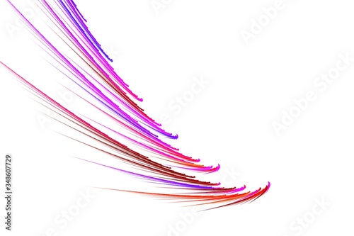 Abstract colorful wave background from lines
