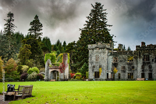 Romantic scottish castle on skay island Armadale
 photo