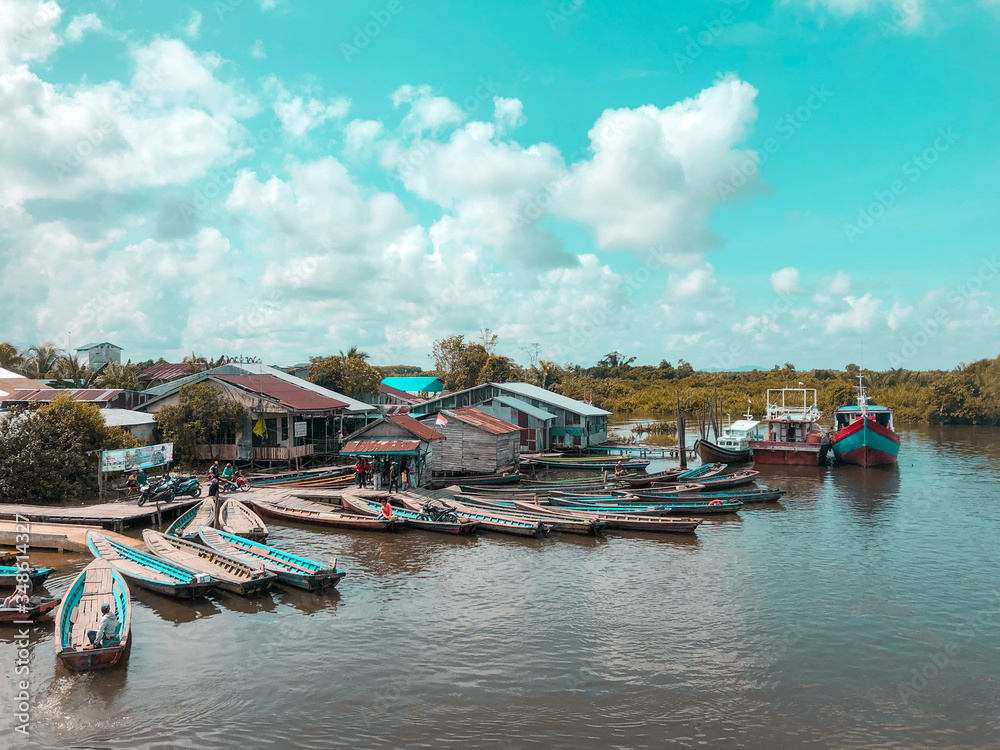 boats on the beach