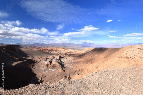 The Death Valley "Valle de la Muerte" in the Atacama Desert in Chile