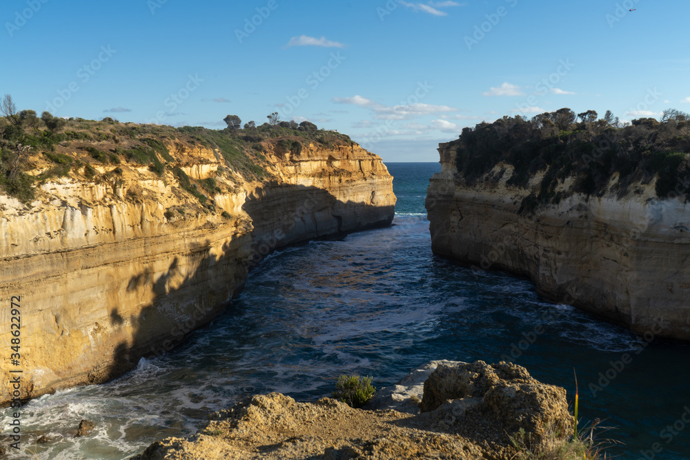 Australia Victoria sea coast sea rock