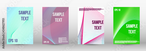 Geometric template with lines 
