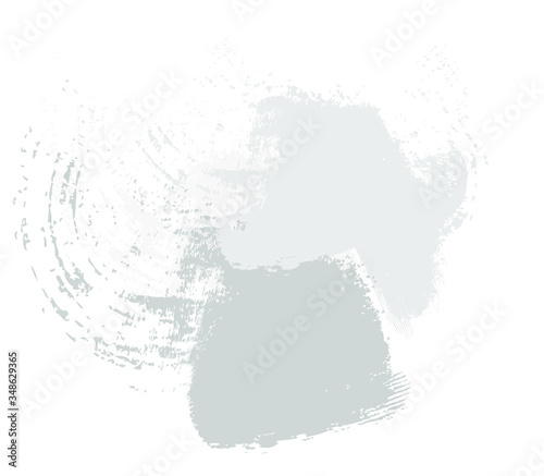 Brushstroke gray, vector abstract image. Light background with old surface texture in retro style for web design.