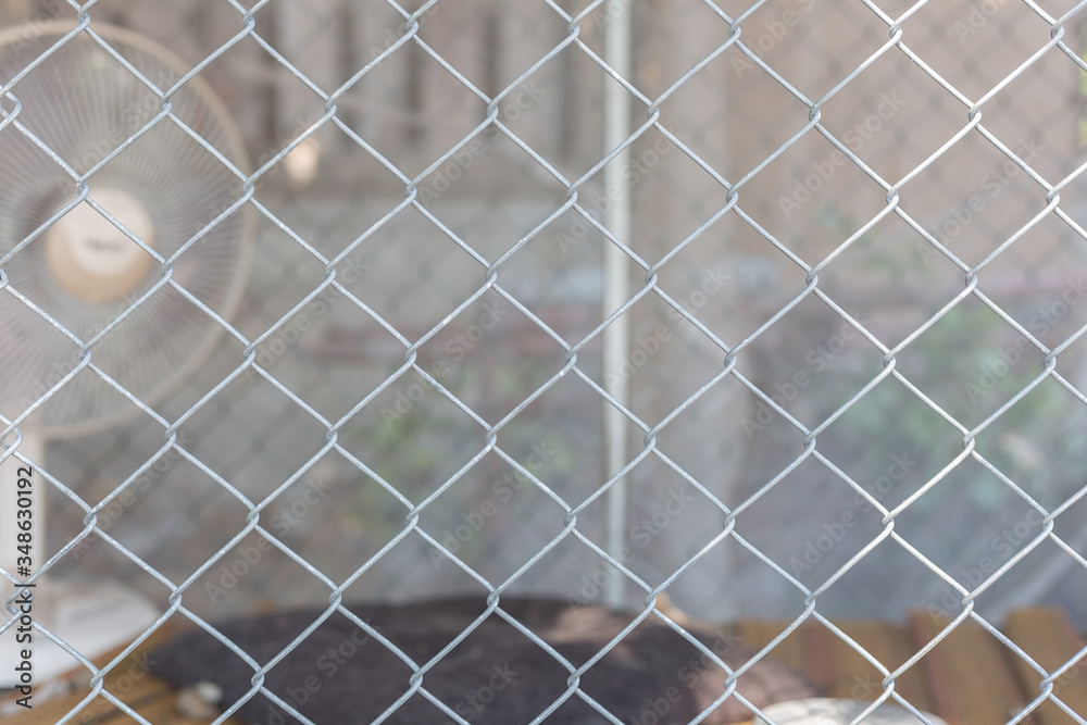 Fototapeta premium Dog cage table pattern.