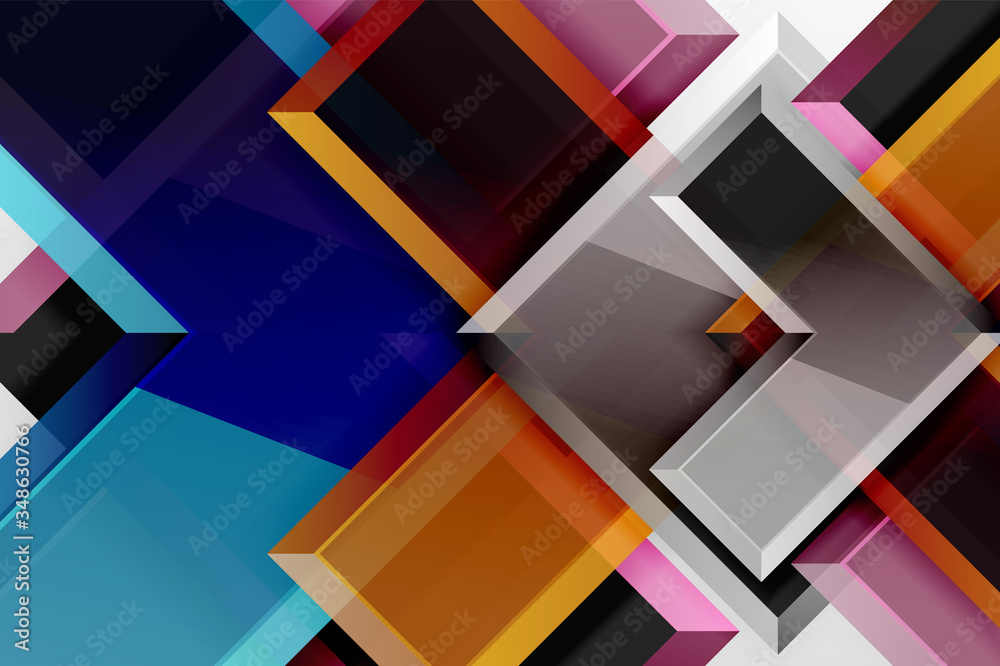 Metal arrow shape background. Abstract geometric background with 3d effect composition For Wallpaper, Banner, Background, Card, Book Illustration, landing page