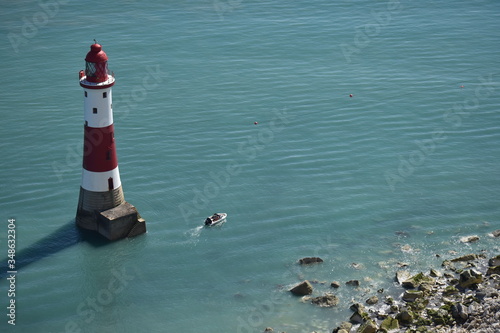 lighthouse in the sea
