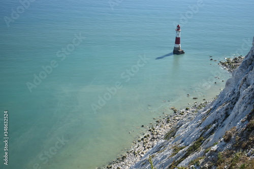 lighthouse on the sea