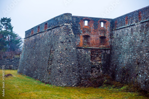 
Palanok castle and its large walls, the best castles in Ukraine photo