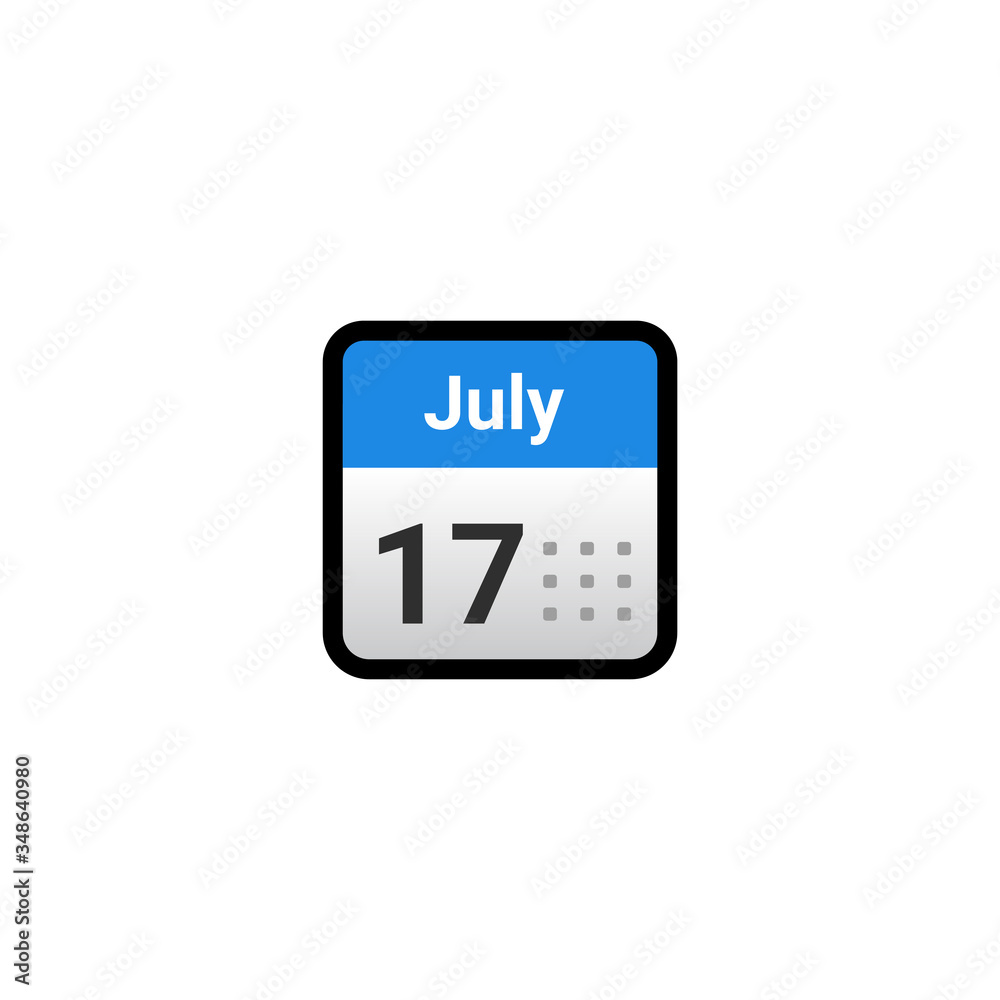 Calendar Vector Icon. Isolated Emoji, Emoticon Illustration Calendar Vector Icon. Isolated Emoji, Emoticon Illustration
