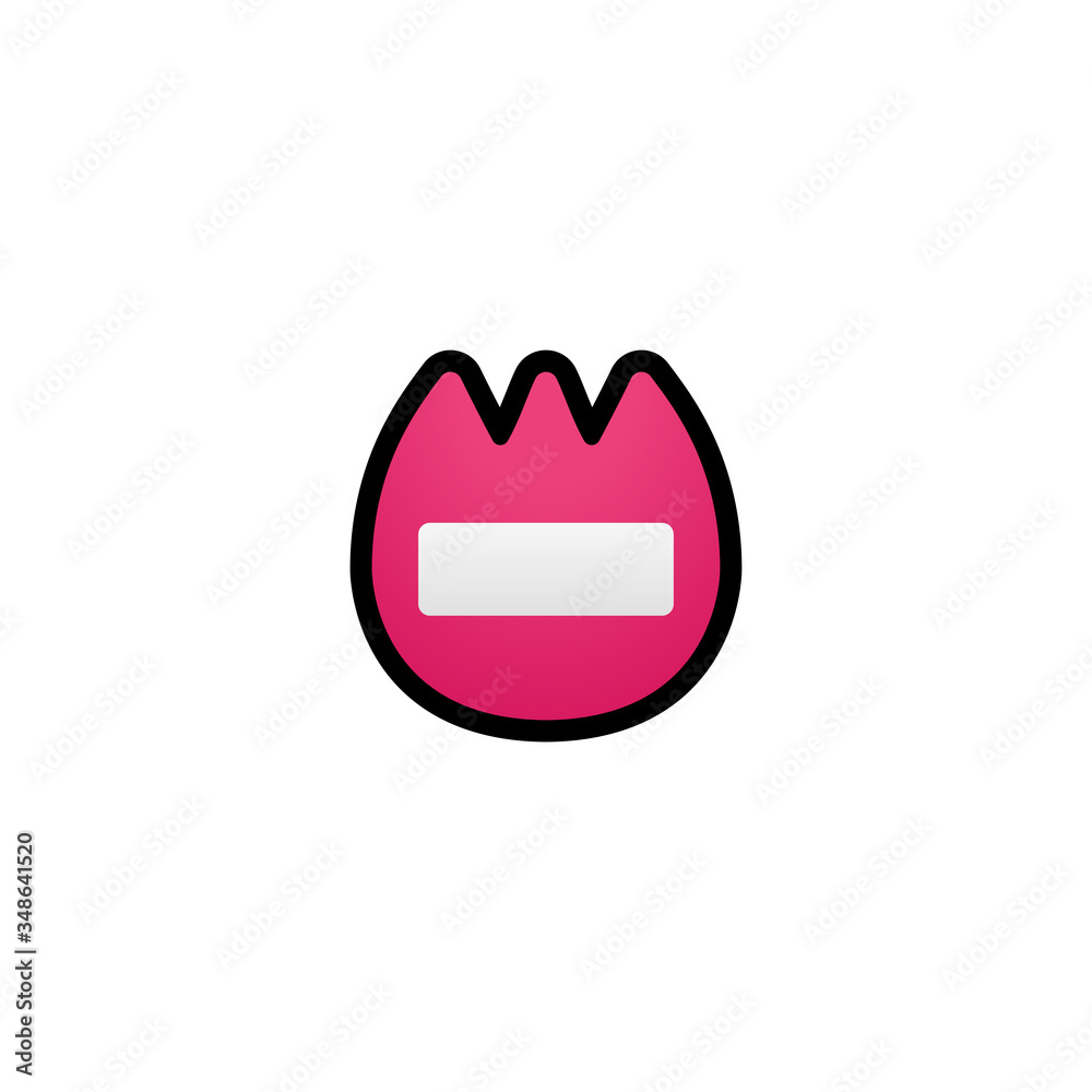 Name Badge Vector Icon. Name Card Isolated Emoji, Emoticon Illustration Name Badge Vector Icon. Name Card Isolated Emoji, Emoticon Illustration