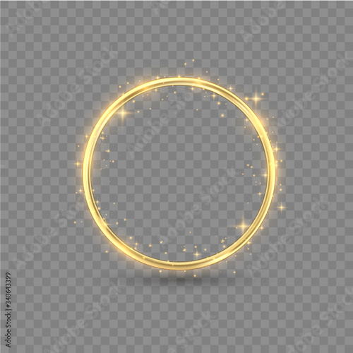 Gold wedding rings.