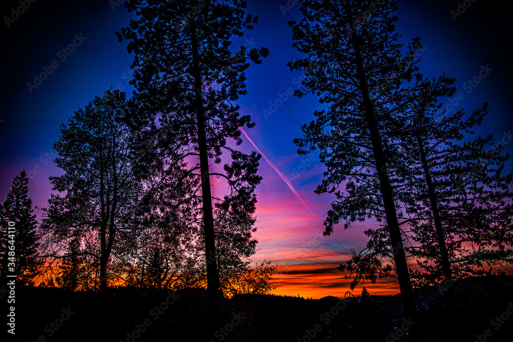 Naklejka premium sunset