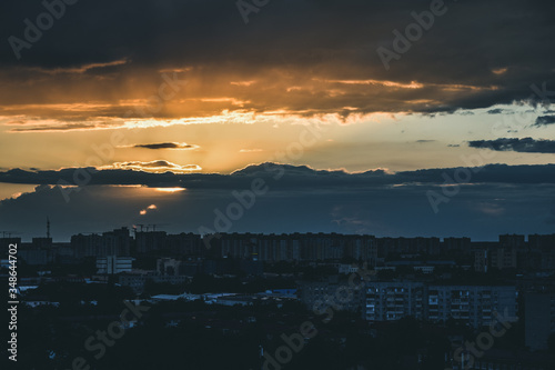 sunset over Krasnodar