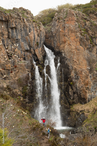 Cascada de Mazobre en el Parque Natural Montaña Palentina. photo