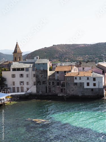 Corsica. French island. image with selected focus. Corse. Saint Florent.