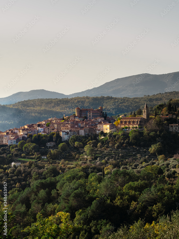 Montauroux. South of France. Village. image with selected focus